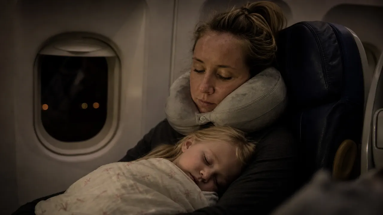 How the napfun Pillow Helped Me Survive a Red-Eye Flight with Two Kids